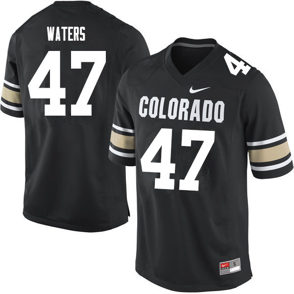 Men #47 Hayden Waters Colorado Buffaloes College Football Jerseys Sale-Home Black - Click Image to Close